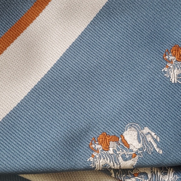 Wemlon by Wembley equestrian vintage necktie - Picture 2 of 7